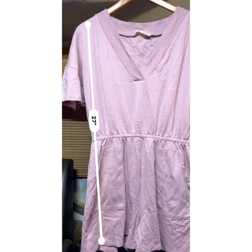 Women's Zenana Romper Size 1X Pink - Picture 6 of 6